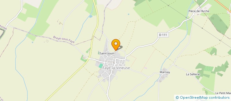 localisation de l'entreprise OCBERTSIXTEL  FAYE-LA-VINEUSE