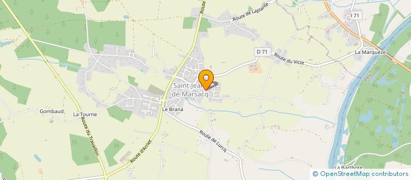 localisation de l'entreprise OCBS  SAINT-JEAN-DE-MARSACQ