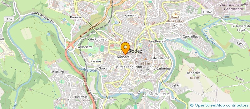 localisation de l'entreprise OCC'IMMO  RODEZ