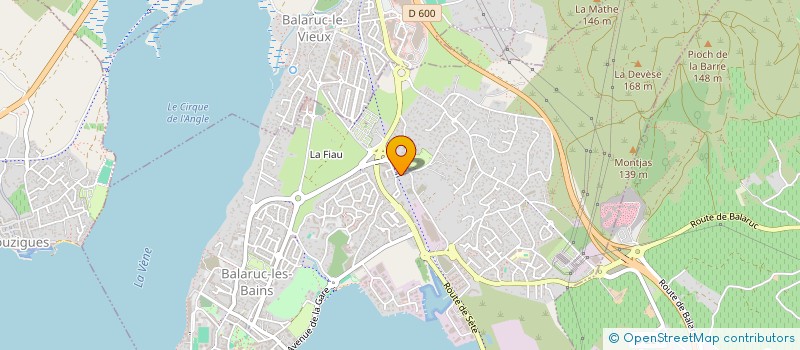 localisation de l'entreprise OCC IMMO  BALARUC-LES-BAINS