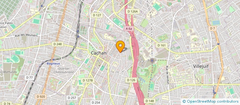 localisation de l'entreprise OCC MAINTENANCE  CACHAN