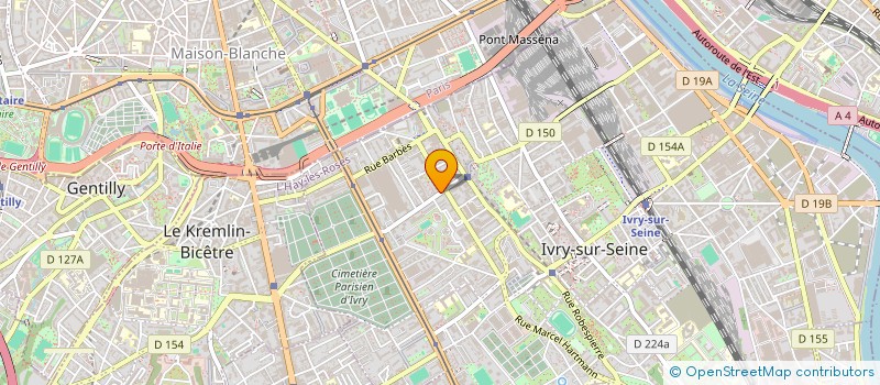 localisation de l'entreprise OCCA-MATERIEL-FRANCE à IVRY-SUR-SEINE