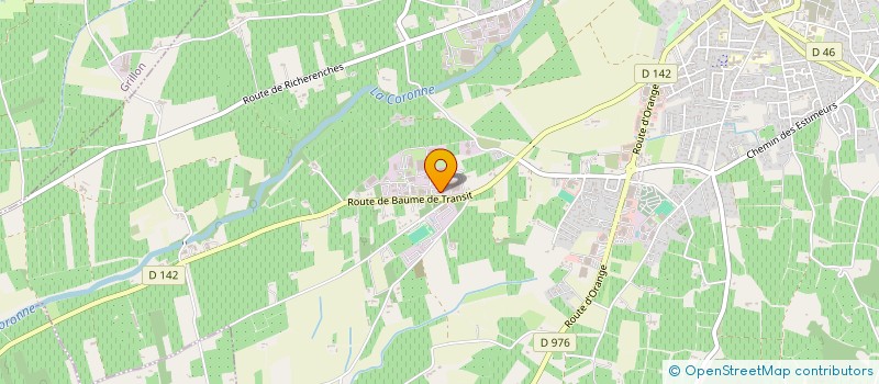 localisation de l'entreprise OCCA PNEUS  VALREAS