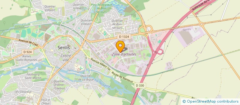 localisation de l'entreprise OCCABUS SERVICE à SENLIS