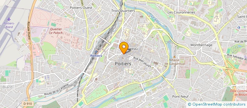 localisation de l'entreprise OCCAGAMES  POITIERS