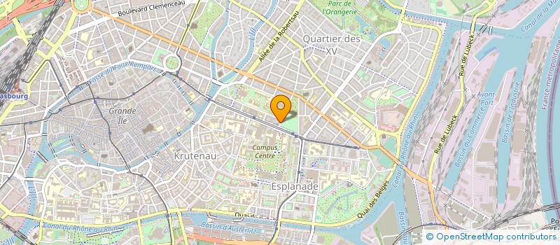 localisation de l'entreprise OCCAL à STRASBOURG