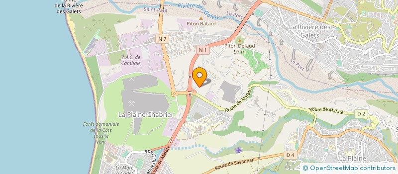 localisation de l'entreprise OCCAMAT SERVICES  SAINT-PAUL
