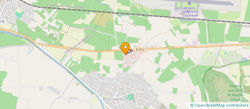 localisation de l'entreprise OCCAPLUS à PORTIRAGNES