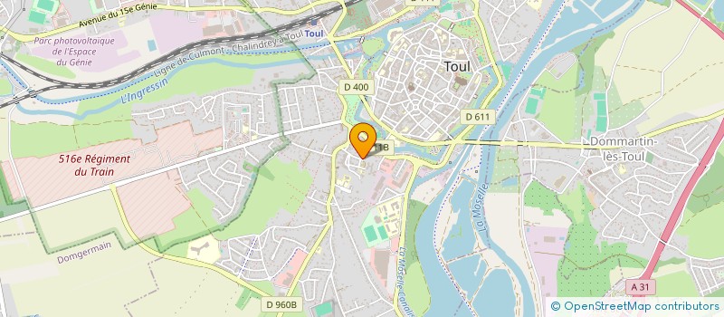 localisation de l'entreprise OCCARION  TOUL