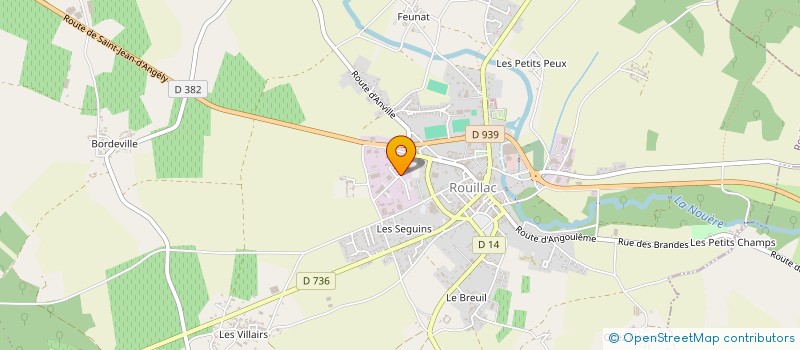 localisation de l'entreprise OCCAS AUTO 16 LISOIR à ROUILLAC