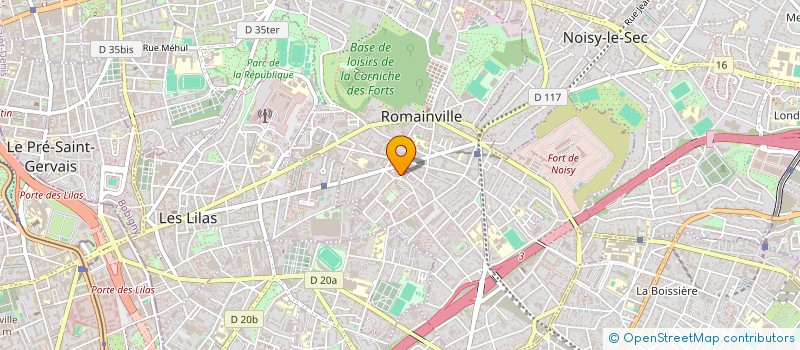 localisation de l'entreprise OCCAS'AUTO à ROMAINVILLE