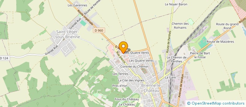 localisation de l'entreprise OCCAS BRIENNOISE  BRIENNE LE CHATEAU