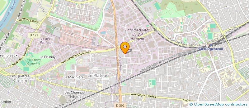 localisation de l'entreprise OCCAS'CAR  ARGENTEUIL