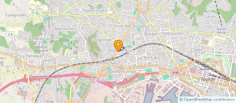 localisation de l'entreprise OCCAS MENAGER SARL  TOULON