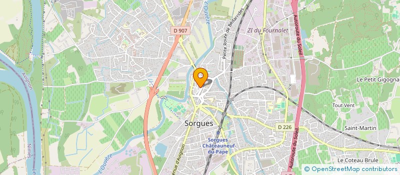 localisation de l'entreprise OCCAS' OU AU CAS OU  SORGUES