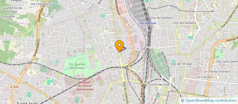 localisation de l'entreprise OCCASION AUTO BANNIER SARL à ORLEANS