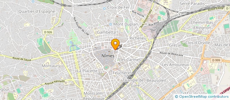 localisation de l'entreprise OCCASION-CASH à NIMES