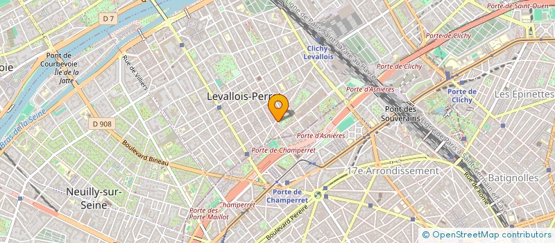 localisation de l'entreprise OCCASIONS NEGOCE FRANCE à LEVALLOIS-PERRET
