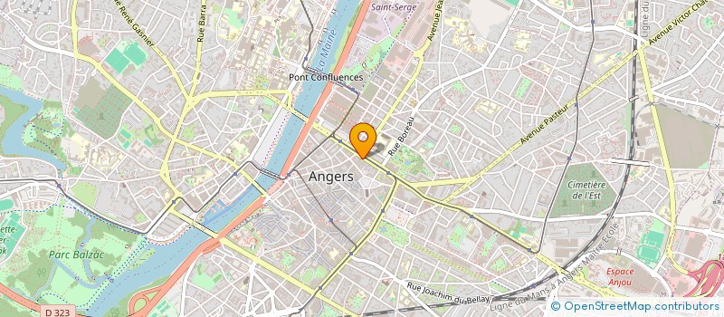 localisation de l'entreprise OCCATEX à ANGERS