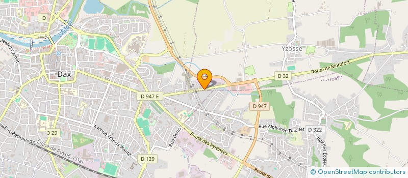 localisation de l'entreprise OCCAVISION  YZOSSE