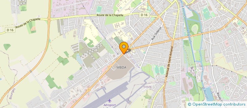 localisation de l'entreprise OCCAZ AUTO  BOURGES