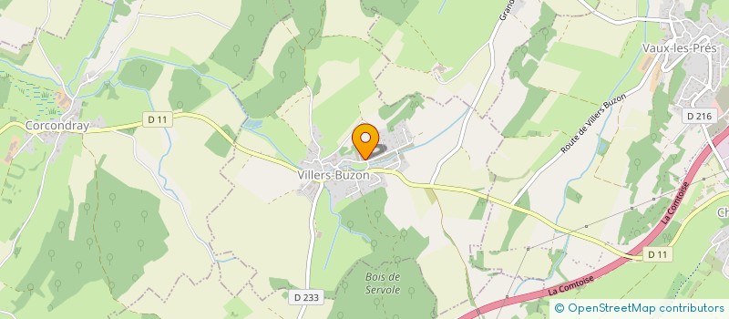 localisation de l'entreprise OCCAZ BISONTINE  VILLERS-BUZON