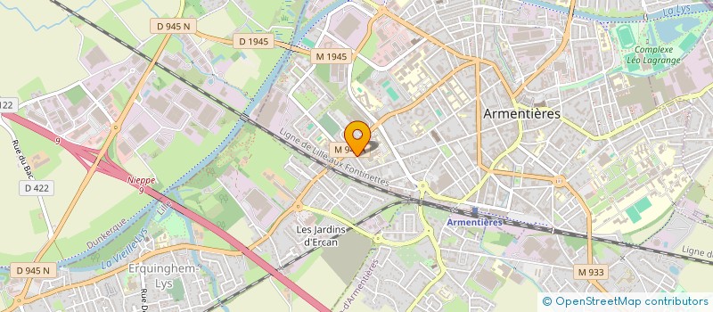 localisation de l'entreprise OCCAZ PRO  ARMENTIERES