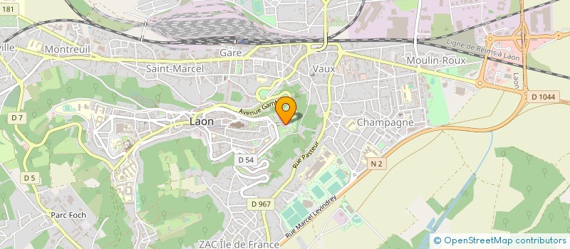 localisation de l'entreprise OCCE COOP CLASSES DECOUVERTES à LAON