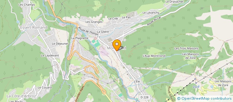 localisation de l'entreprise OCCE COOP SCOLAIRE MONTRIOND à MONTRIOND