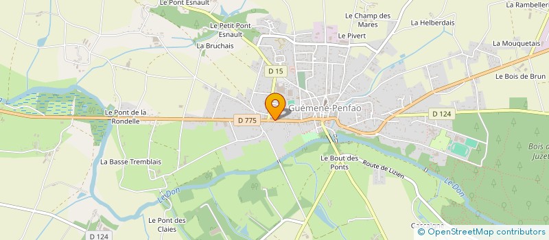 localisation de l'entreprise OCCE DE BESLE SUR VILAINE à GUEMENE-PENFAO