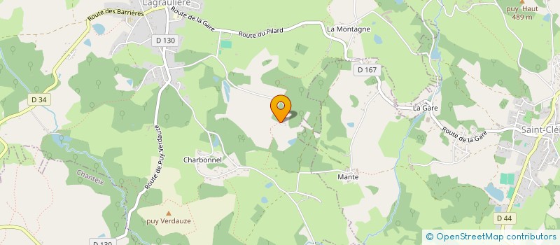 localisation de l'entreprise OCCF - OLIVIER CHAUFFOUR CONSEIL ET FORMATION  LAGRAULIERE