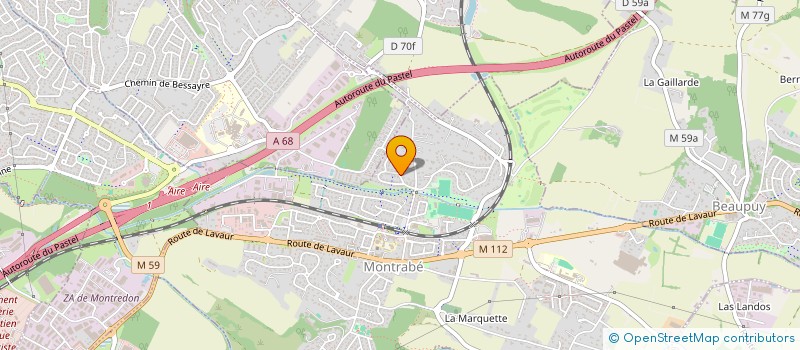 localisation de l'entreprise OCCFAD (OCCITANIA & AUDIT DEVELOPPEMENT)  MONTRABE