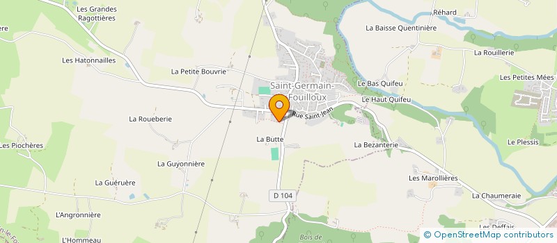 localisation de l'entreprise OCCI à SAINT-GERMAIN-LE-FOUILLOUX