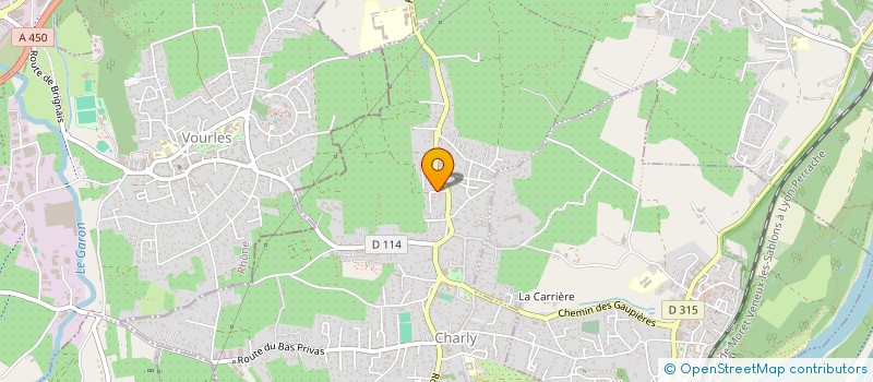 localisation de l'entreprise OCCI  CHARLY