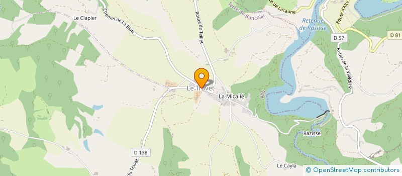 localisation de l'entreprise OCCI - B  FAUCH