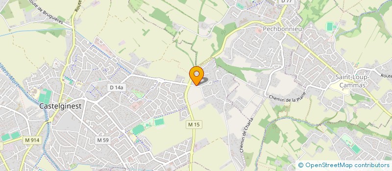 localisation de l'entreprise OCCI ENERGIES  CASTELGINEST