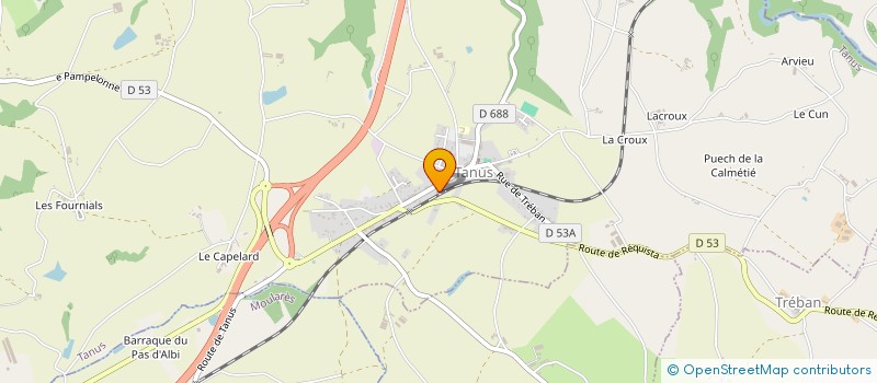 localisation de l'entreprise OCCI-FOLEIS81  TANUS