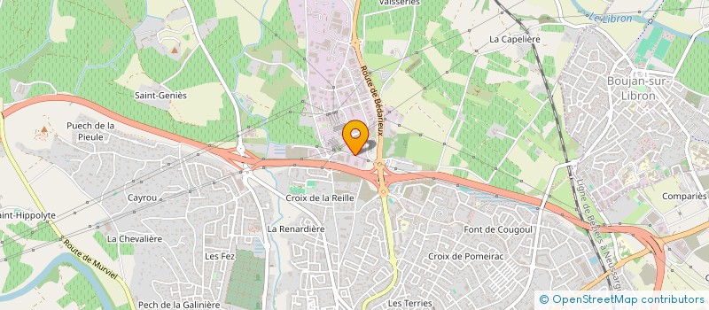 localisation de l'entreprise OCCI' JARDIN à BEZIERS