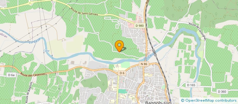 localisation de l'entreprise OCCI LYNX  BAGNOLS-SUR-CEZE