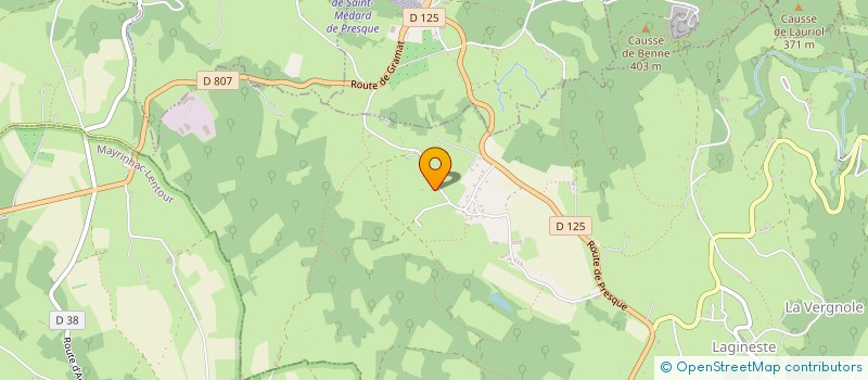 localisation de l'entreprise OCCI'PAYSAGE  SAINT-JEAN-LAGINESTE