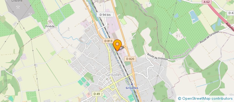 localisation de l'entreprise OCCI PRO ENVIRONNEMENT à GRISOLLES