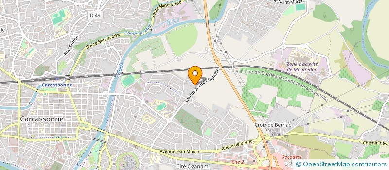 localisation de l'entreprise OCCI'S  CARCASSONNE