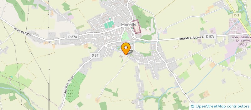 localisation de l'entreprise OCCI TRANS à MERVILLE