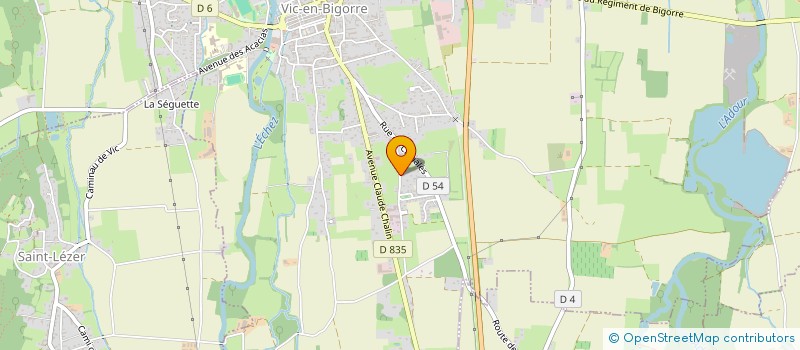 localisation de l'entreprise OCCIBOIS  VIC-EN-BIGORRE