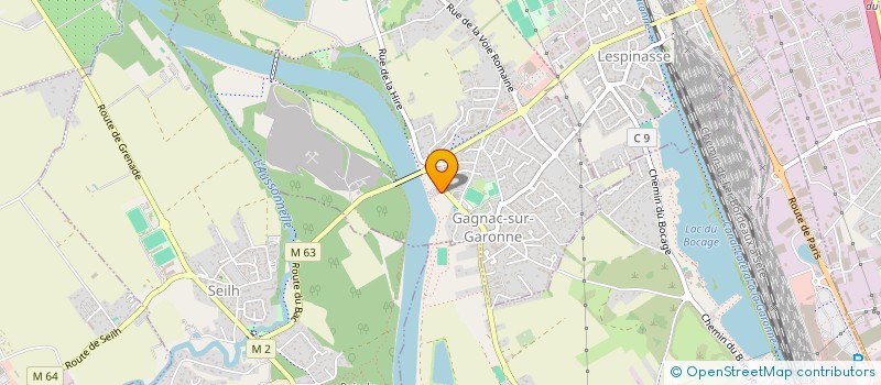 localisation de l'entreprise OCCICAR à GAGNAC-SUR-GARONNE