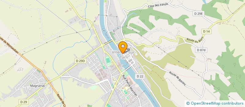 localisation de l'entreprise OCCIELEC  VILLEMUR-SUR-TARN