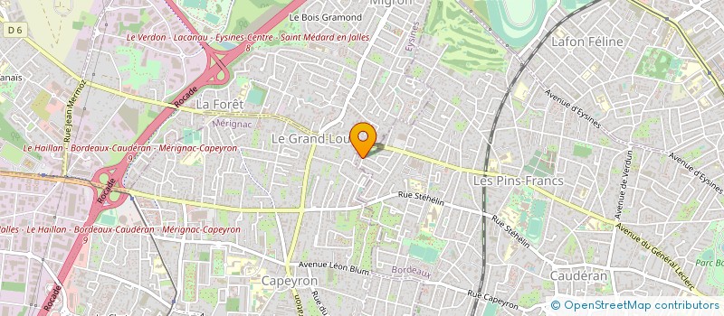 localisation de l'entreprise OCCIM à BORDEAUX