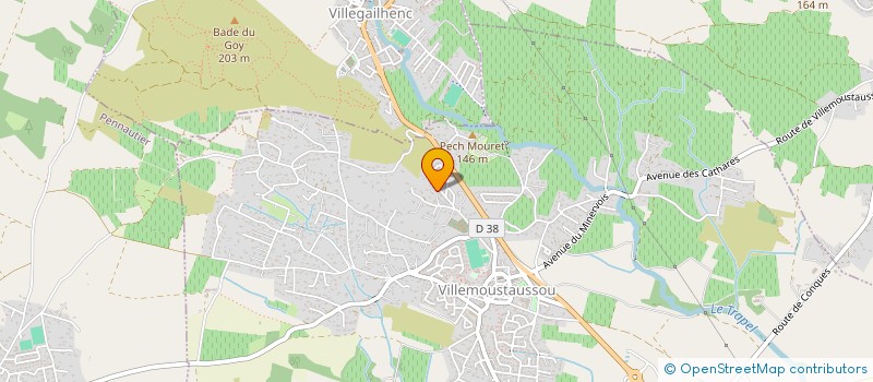 localisation de l'entreprise OCCIMMOBILIER  VILLEMOUSTAUSSOU