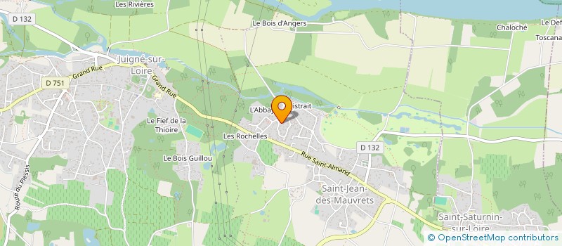 localisation de l'entreprise OCCIMOR  LES GARENNES SUR LOIRE