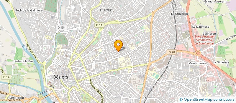 localisation de l'entreprise OCCIPOMP à BEZIERS